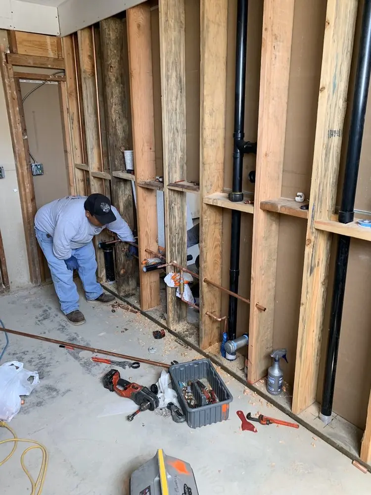 Commercial rough-in plumbing for Water Heater Replacement in Waukee